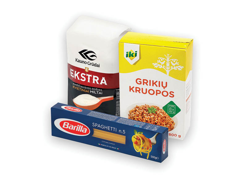 Miltams, kruopoms ir makaronams Miltams, kruopoms ir makaronams