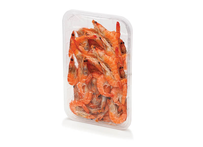 Atitirpintos, virtos blyškiosios baltakojės krevetės, 300 g