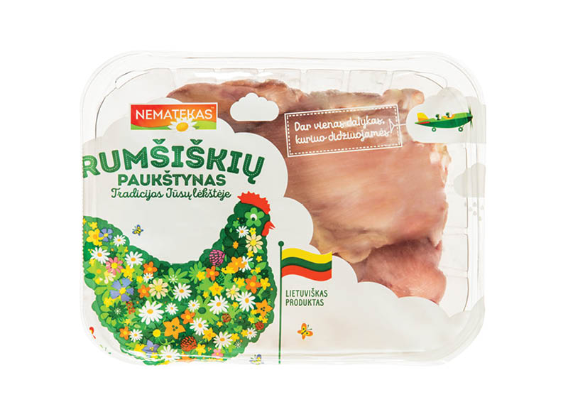 Vištienos šlaunelių mėsa (be odos), 1 kg