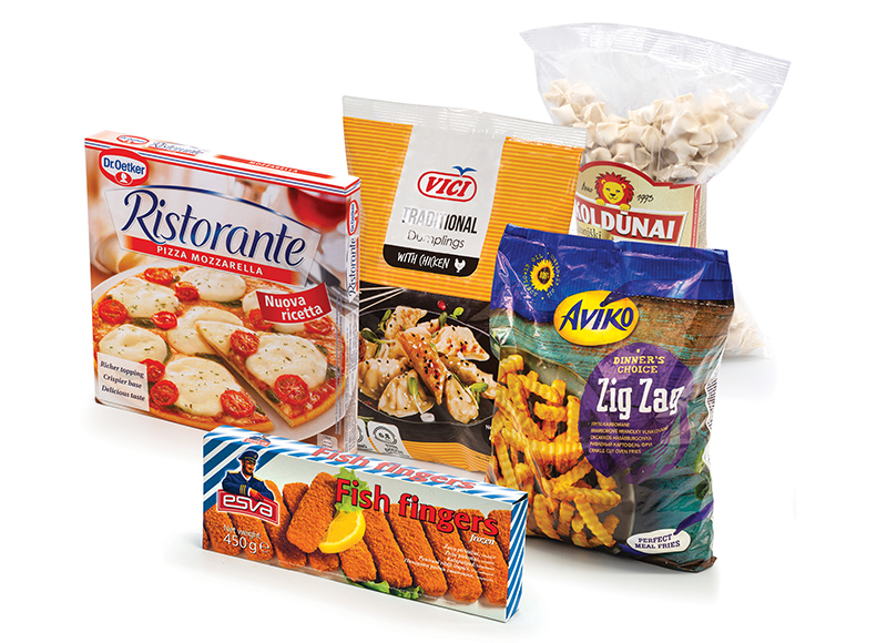 Šaldytiems produktams ir ledams, Įvairių rūšių