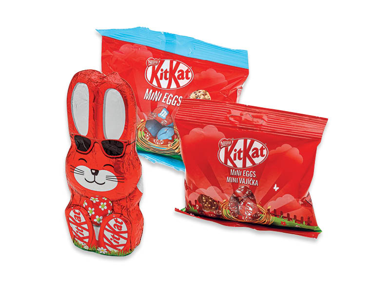 Velykiniams saldumynams NESTLE KIT KAT
