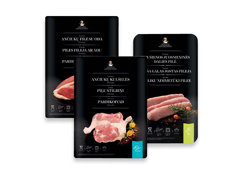 Produkcijai LAPINO PUOTA, 4 rūšių. A lygio parduotuvėse
