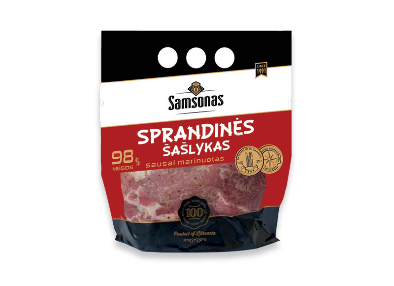 Sausai marinuotas SAMSONO sprandinės šašlykas
,
800 g, 6,24 Eur/kg. A lygio parduotuvėse Sausai marinuotas SAMSONO sprandinės šašlykas
,
800 g, 6,24 Eur/kg. A lygio parduotuvėse