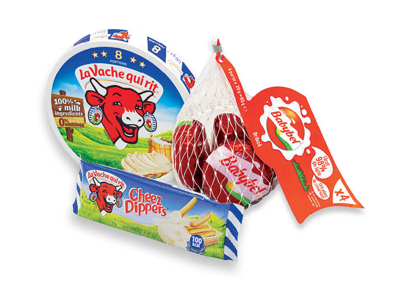 Lydytam sūriui MINI BABY BEL RED, LA VACHE QUI RIT
			, 
				 35 g, 80 g, 120 g, 3 rūšių. A lygio parduotuvėse