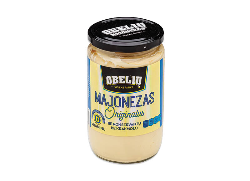 OBELIŲ majonezas ORIGINALUS
			, 
				 650 ml, 3,06 Eur/l. A lygio parduotuvėse