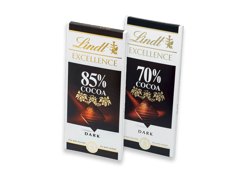 Šokoladui LINDT
			, 
				 100 g, 200 g, 4 rūšių. Ir IKI EXPRESS