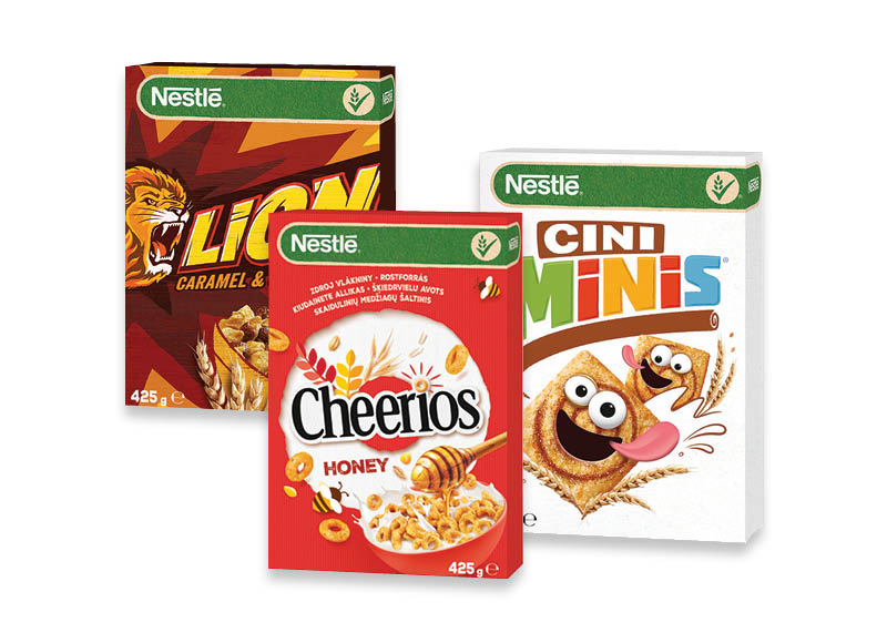 Sausiems pusryčiams NESTLE
,
425–450 g, 6 rūšių. Ir IKI EXPRESS Sausiems pusryčiams NESTLE
,
425–450 g, 6 rūšių. Ir IKI EXPRESS