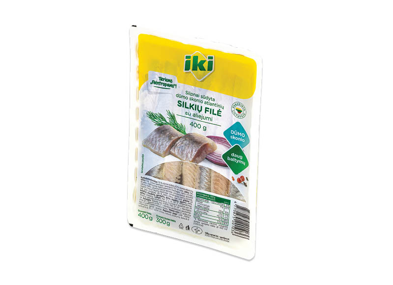 IKI dūmo skonio ATLANTINIŲ silkių filė aliejuje
,
400 g, 4,23 Eur/kg. A lygio parduotuvėse IKI dūmo skonio ATLANTINIŲ silkių filė aliejuje
,
400 g, 4,23 Eur/kg. A lygio parduotuvėse