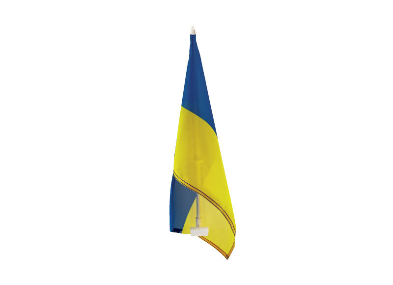 Vėliava automobiliui
			, 
				 50&#215;30 cm, kotelis 50 cm 1 vnt.
