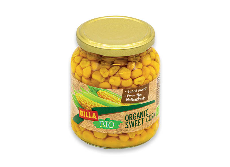 BILLA BIO ekologiški saldieji kukurūzai
,
370 ml, 3,49 Eur/l. A lygio parduotuvėse. Ir IKI EXPRESS BILLA BIO ekologiški saldieji kukurūzai
,
370 ml, 3,49 Eur/l. A lygio parduotuvėse. Ir IKI EXPRESS