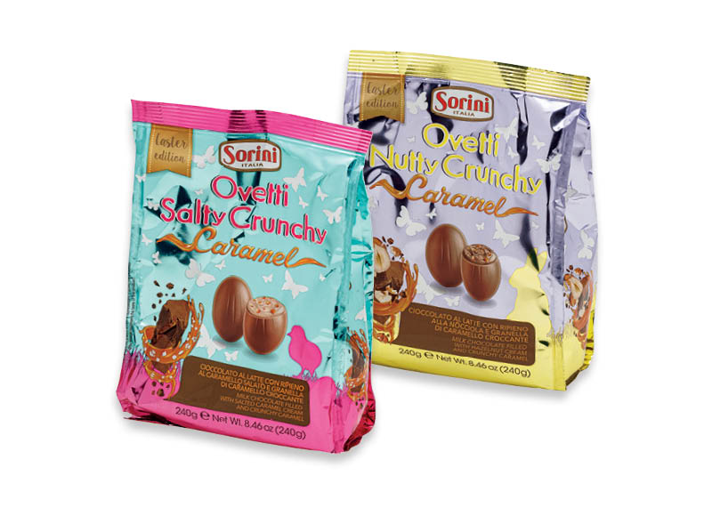 Šokoladiniams kiaušiniams SORINI
			, 
				 100 g, 240 g, 3 rūšių
