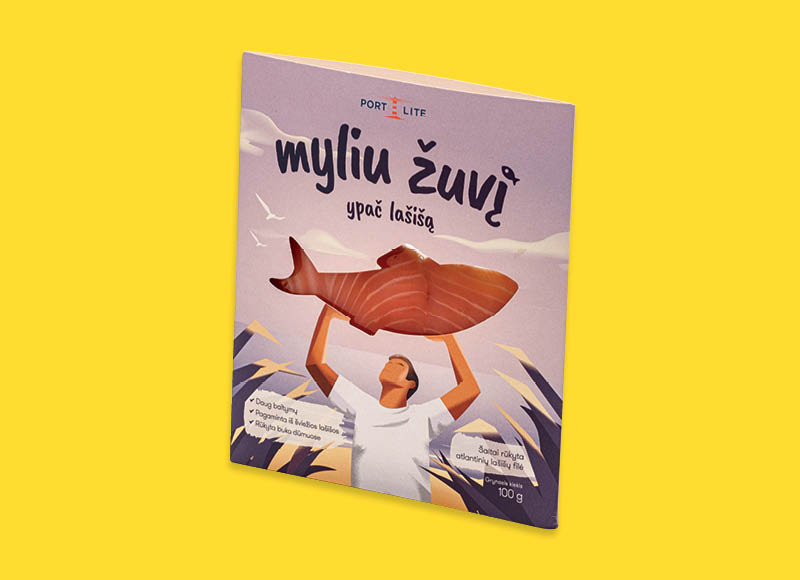 Pjaustyta šaltai rūkytų atlantinių lašišų filė MYLIU ŽUVĮ
			, 
				 100 g, 16,40 Eur/kg