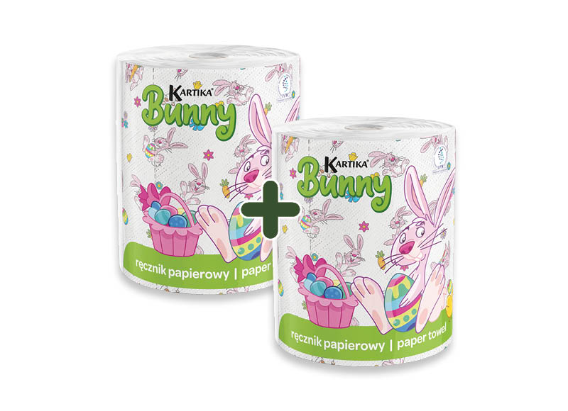 Popieriniai rankšluosčiai KARTIKA BUNNY MONOROLL
			, 
				 1 rit., 4,99 Eur/rit.