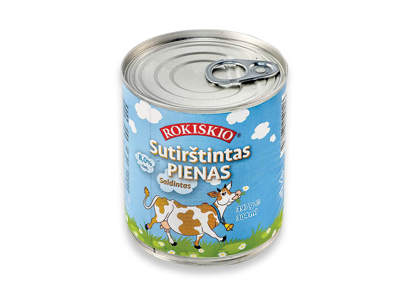 ROKIŠKIO saldintas sutirštintas pienas ROKIŠKIO saldintas sutirštintas pienas