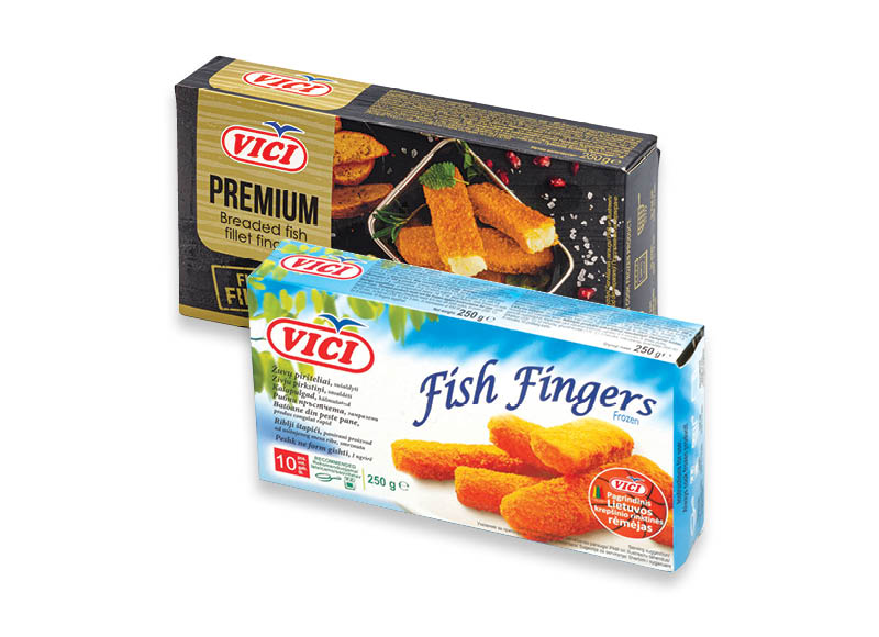 Šaldytiems žuvų piršteliams VIČI
,
250 g, 3 rūšių Šaldytiems žuvų piršteliams VIČI
,
250 g, 3 rūšių