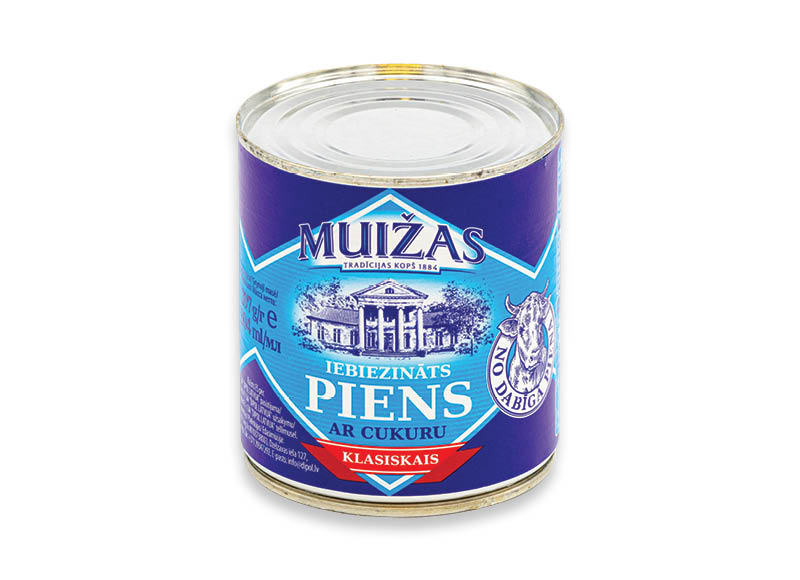Saldintas sutirštintas pienas MUIŽAS
			, 
				 397 g, 3,25 Eur/kg. A lygio parduotuvėse