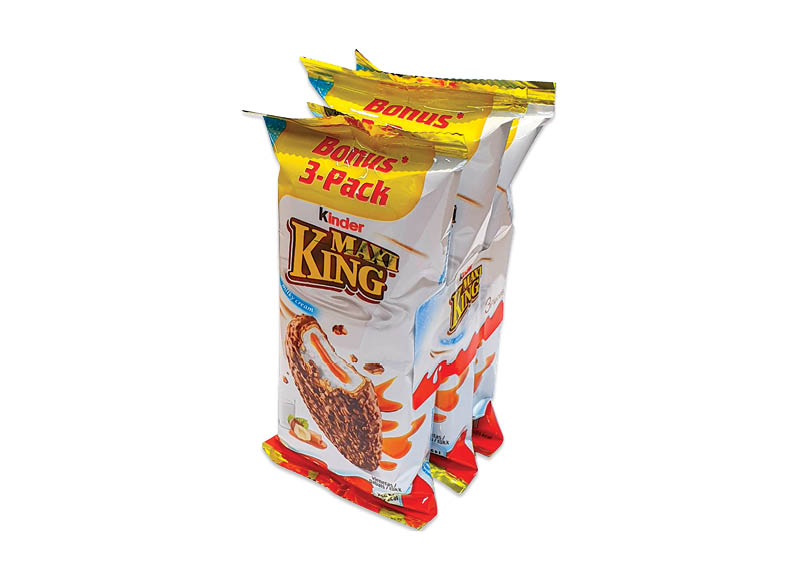 Batonėlis KINDER MAXI KING
,
3 x 35 g. 14,19 Eur/kg Batonėlis KINDER MAXI KING
,
3 x 35 g. 14,19 Eur/kg