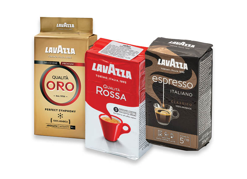 Maltai kavai LAVAZZA ORO, ESPRESSO, ROSSA
			, 
				 250 g, 3 rūšių