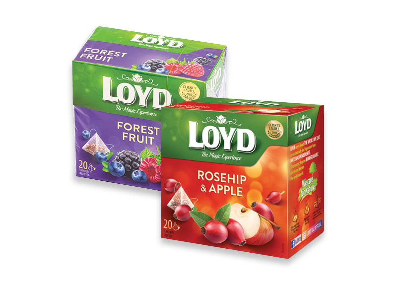 Arbatai LOYD piramidės formos pakeliuose, 1 pak./20 vnt., 15 rūšių. Ir IKI EXPRESS Arbatai LOYD piramidės formos pakeliuose, 1 pak./20 vnt., 15 rūšių. Ir IKI EXPRESS