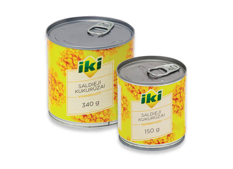 IKI konservuotiems kukurūzams
,
150 g, 340 g, 2 rūšių. Ir IKI EXPRESS IKI konservuotiems kukurūzams
,
150 g, 340 g, 2 rūšių. Ir IKI EXPRESS