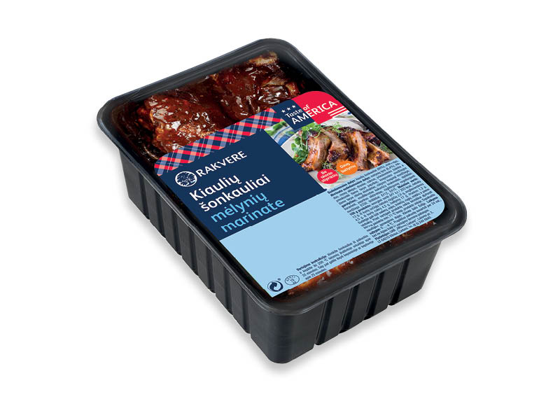 Kiaulienos šonkauliai mėlynių marinate Kiaulienos šonkauliai mėlynių marinate