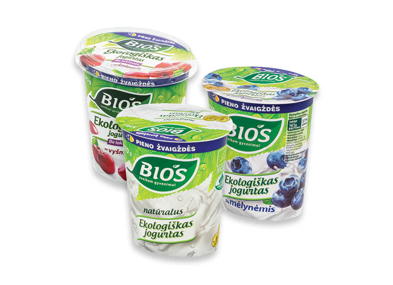 Ekologiškiems jogurtams BIO’S
			, 
				 125 g, 370 g 10 rūšių. Ir IKI EXPRESS