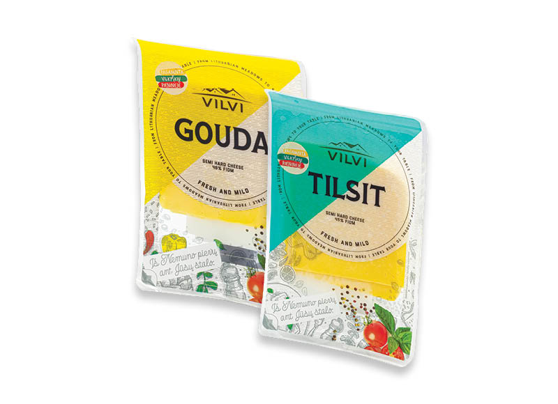 Sūris VILVI GOUDA, TILSIT riekutėmis
			, 
				 150 g, 2 rūšių. 9,27 Eur/kg