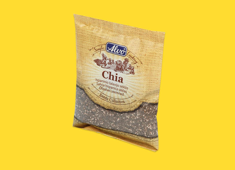 ALVO CHIA sėklos
,
100 g, 13,90 Eur/kg. A lygio parduotuvėse ALVO CHIA sėklos
,
100 g, 13,90 Eur/kg. A lygio parduotuvėse