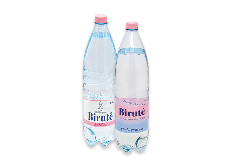 Mineraliniam vandeniui BIRUTĖ
			, 
				 0,5 l, 1,5 l, 3 rūšių. Ir IKI EXPRESS