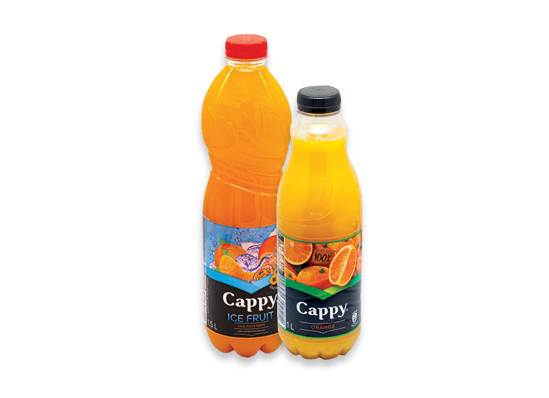 Sulčių gėrimams CAPPY
			, 
				 1 l, 1,5 l, 3 rūšių. Ir IKI EXPRESS