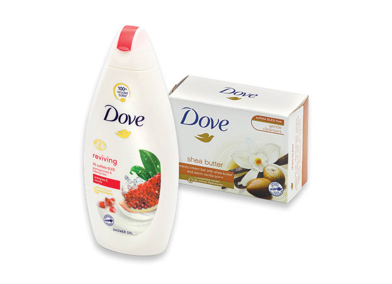 Kūno priežiūros priemonėms DOVE