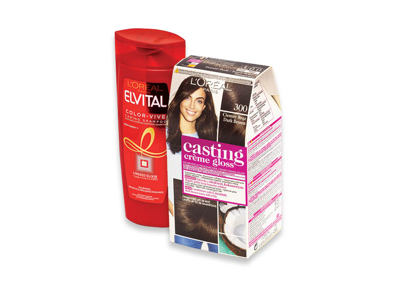 Plaukų priežiūros priemonėms ELVITAL ir L’OREAL CASTING CRÈME
,
įvairių rūšių. Ir IKI EXPRESS Plaukų priežiūros priemonėms ELVITAL ir L’OREAL CASTING CRÈME
,
įvairių rūšių. Ir IKI EXPRESS