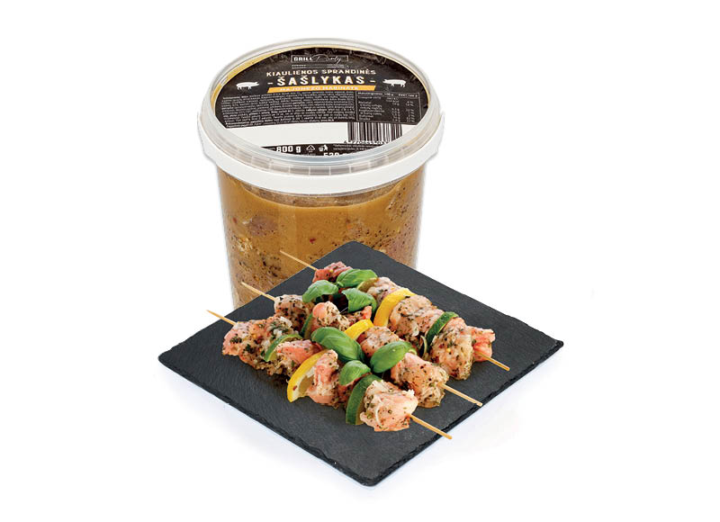 GRILL PARTY marinuotai produkcijai
			, 
				 Įvairių rūšių. Ir IKI EXPRESS