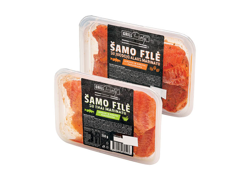GRILL PARTY šamo filė marinate
			, 
				 2 rūšių, 250 g, 16,76 Eur/kg. A lygio parduotuvėse