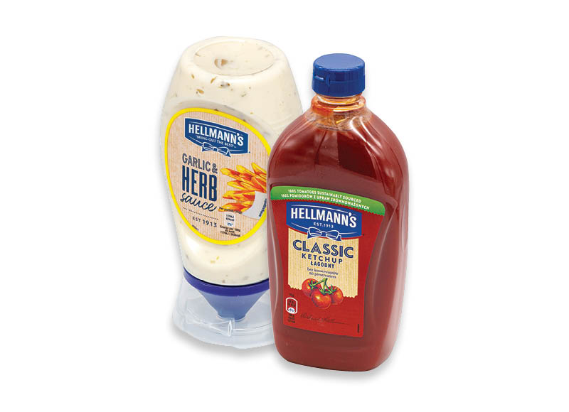 Padažams, kečupams HELLMANN’S