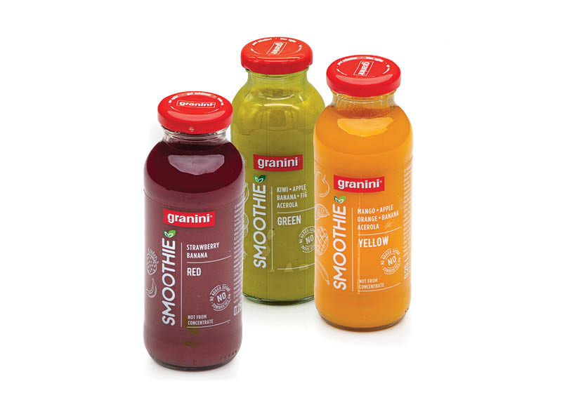 GRANINI vaisių kokteiliams
			, 
				 250 ml, 3 rūšių. A lygio parduotuvėse Ir IKI EXPRESS