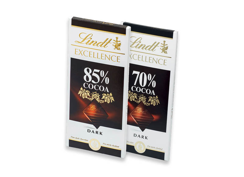 Šokolado gaminiams LINDT
			, 
				 100 g, 200 g, 4 rūšių. Ir IKI EXPRESS