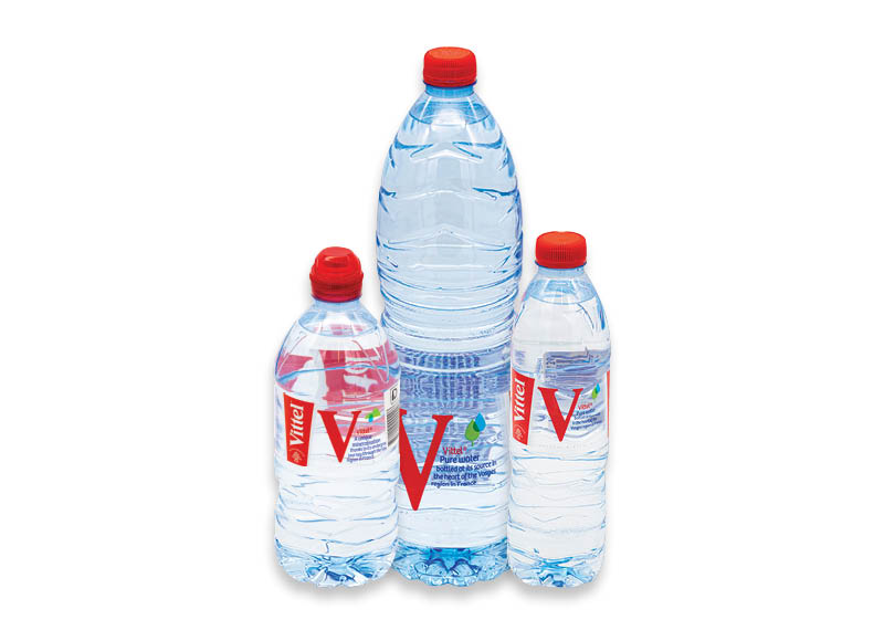 Mineraliniam vandeniui VITTEL
			, 
				 3 rūšių. A lygio parduotuvėse Ir IKI EXPRESS