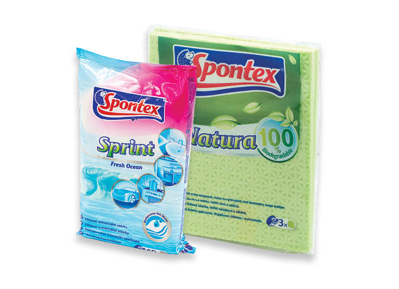 Virtuvinėms šluostėms ir kempinėms SPONTEX