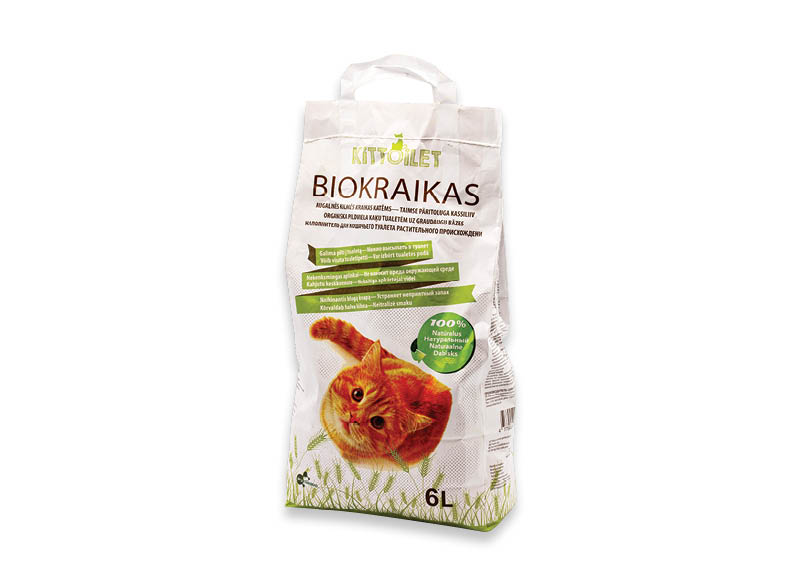 Kačių augalinės kilmės biokraikas Kačių augalinės kilmės biokraikas