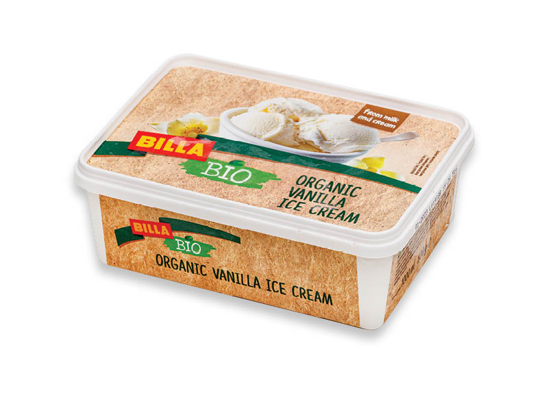 BILLA BIO ORGANIC vaniliniai valgomieji ledai
			, 
				 1000 ml. A lygio parduotuvėse