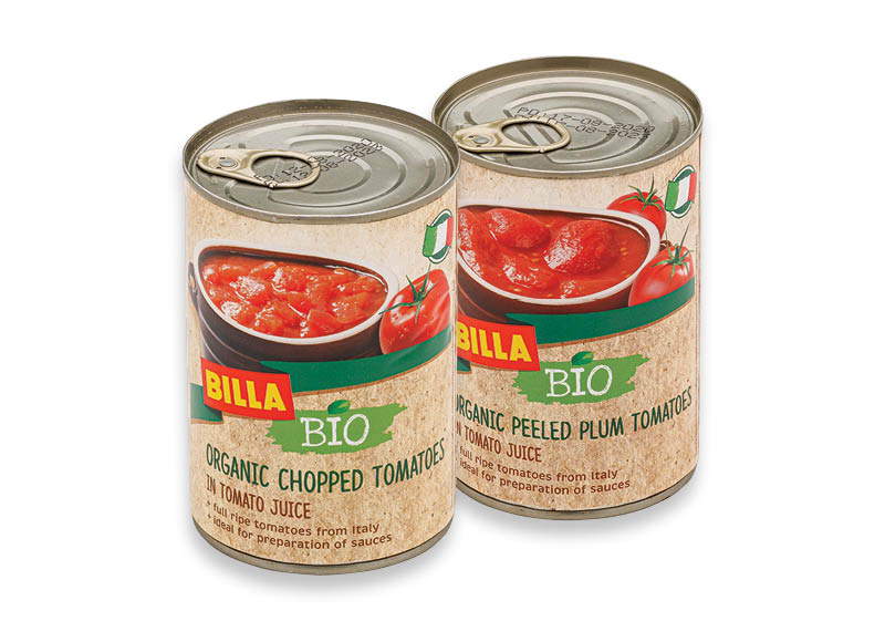BILLA BIO ekologiški konservuoti pomidorai
,
425 ml, 2 rūšių, 1,86 Eur/l. A lygio parduotuvėse BILLA BIO ekologiški konservuoti pomidorai
,
425 ml, 2 rūšių, 1,86 Eur/l. A lygio parduotuvėse