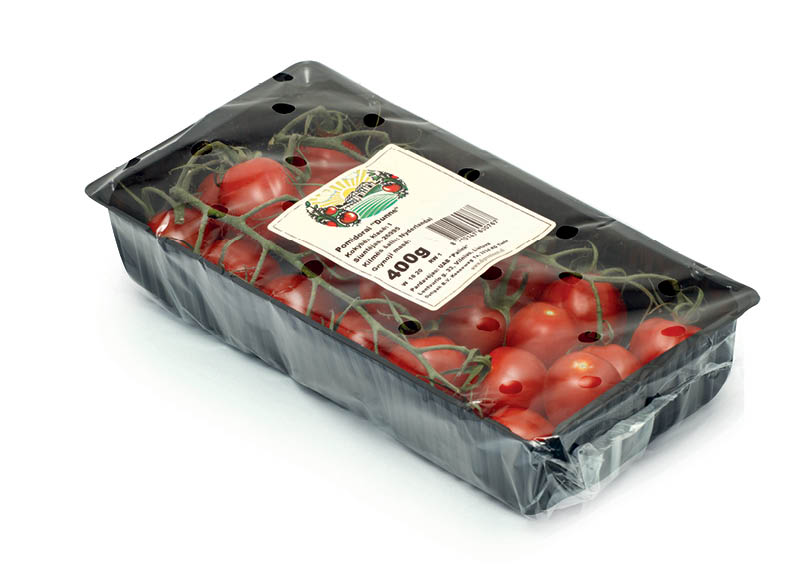 Fasuoti vynuoginiai pomidoriukai STRABENA
			, 
				 400 g, 3,23 Eur/kg