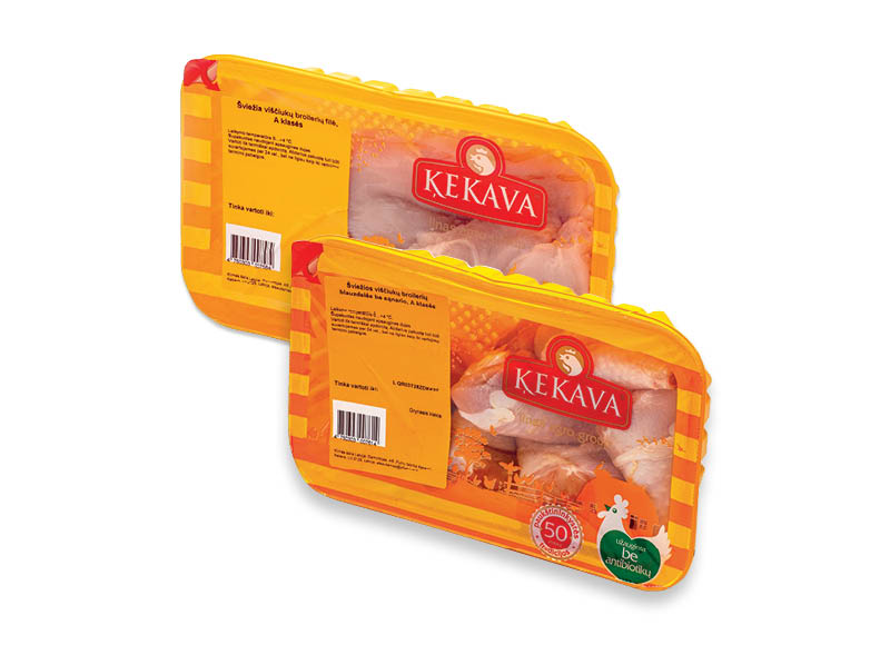 Šviežiai vištienos filė ir blauzdelėms KEKAVA
			, 
				 (užauginta be antibiotikų) 400 g, 500 g, 3 rūšių. A lygio parduotuvėse