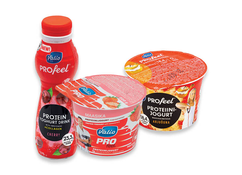 Jogurtams, desertams VALIO PROFEEL
			, 
				 150 g, 200 g, 275 g, 8 rūšių. A lygio parduotuvėse