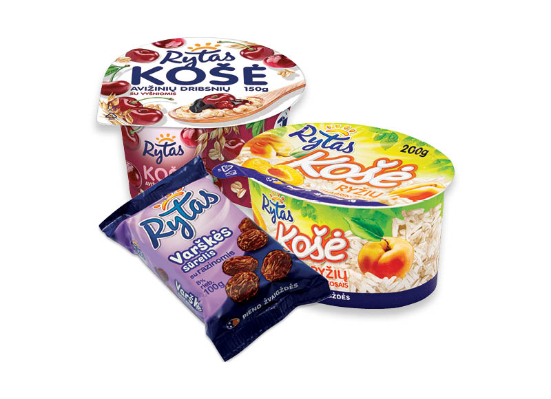 Košėms, sūreliams RYTAS