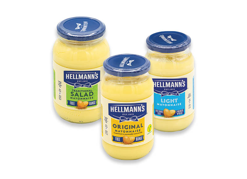 Majonezui HELLMANN’S
			, 
				 8 rūšių. Ir IKI EXPRESS