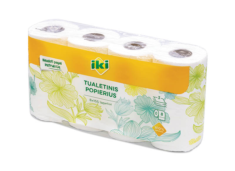 IKI tualetinis popierius