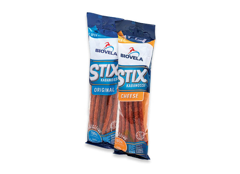 Dešrelėms BIOVELA STIX
,
80 g, 100 g, 4 rūšių. A lygio parduotuvėse Dešrelėms BIOVELA STIX
,
80 g, 100 g, 4 rūšių. A lygio parduotuvėse