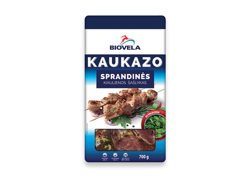 Marinuotas BIOVELOS kiaulienos sprandinės KAUKAZO šašlykas
,
700 g, 7,13 Eur/kg. A lygio parduotuvėse Marinuotas BIOVELOS kiaulienos sprandinės KAUKAZO šašlykas
,
700 g, 7,13 Eur/kg. A lygio parduotuvėse